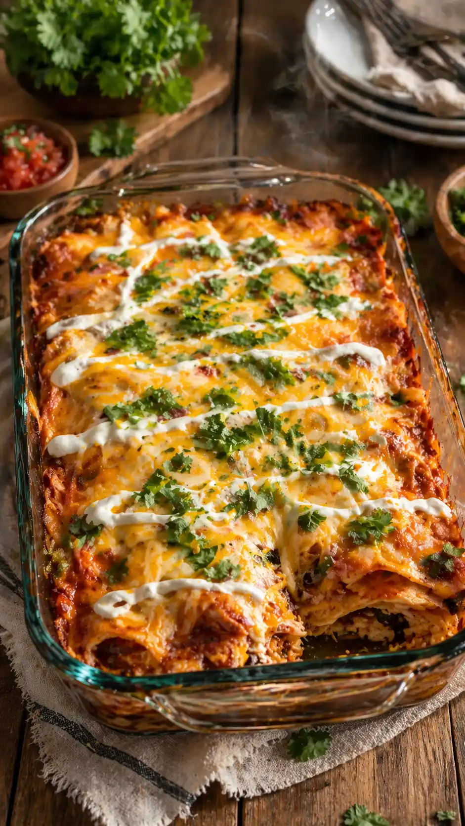 chicken tortilla casserole
