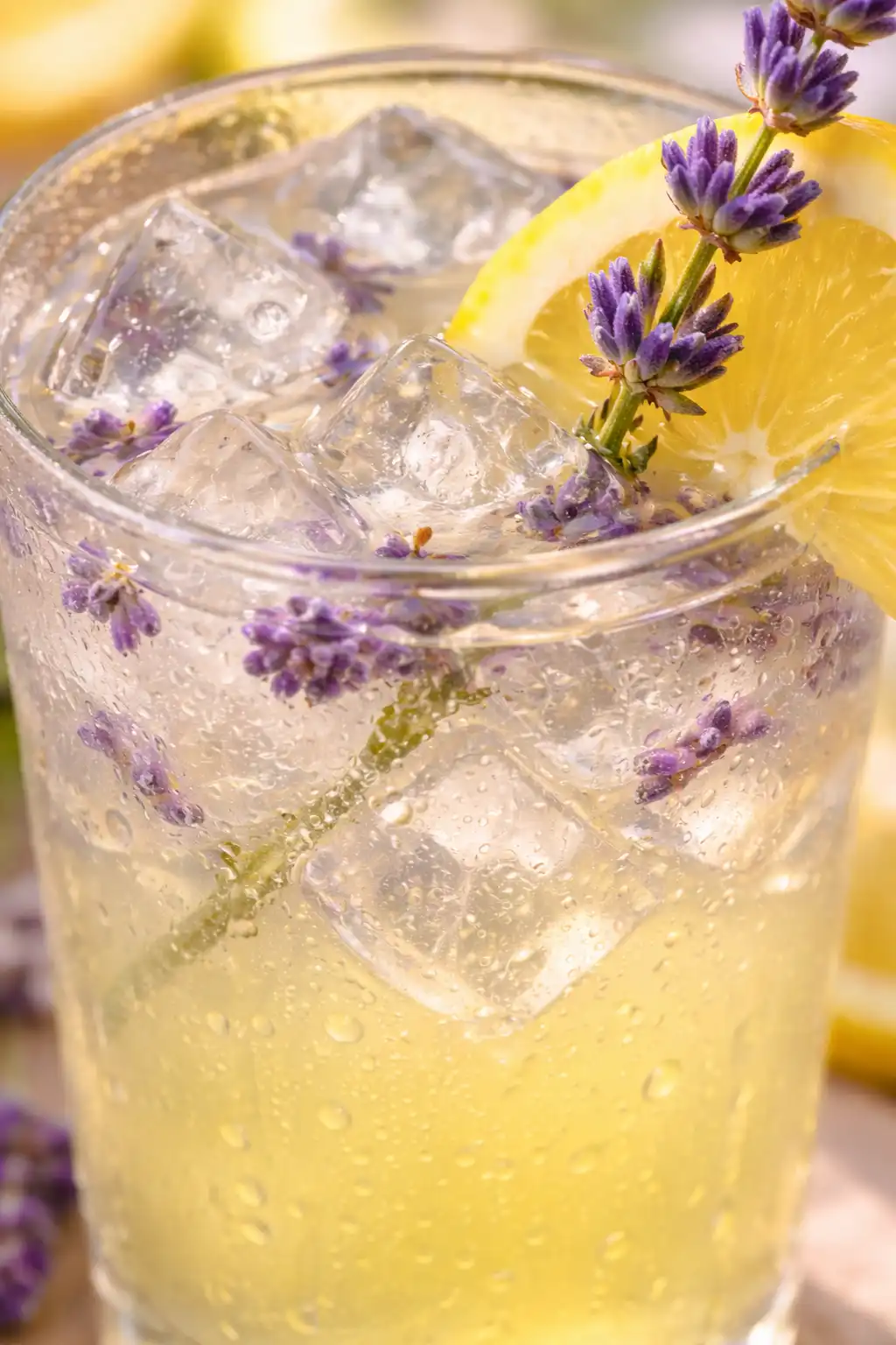 coconut lavender lemonade mocktail recipe