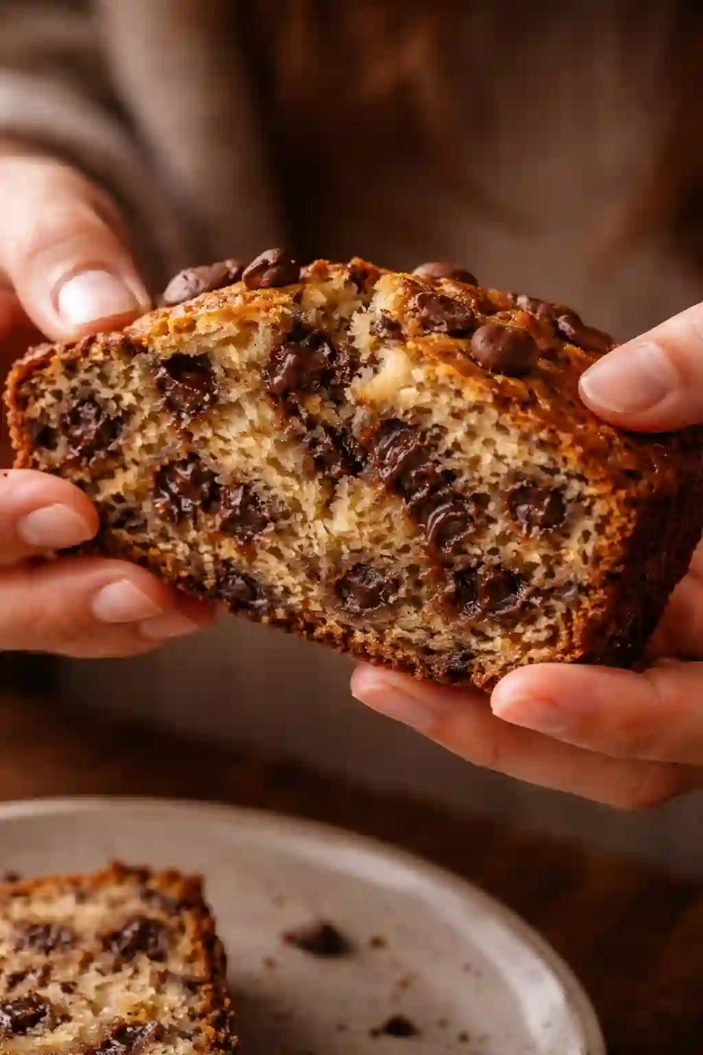 easy chocolate chip banana bread recipe