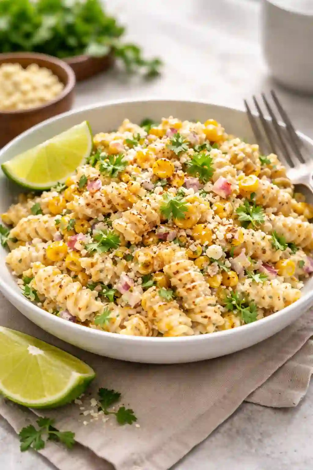 easy mexican street corn pasta salad recipe