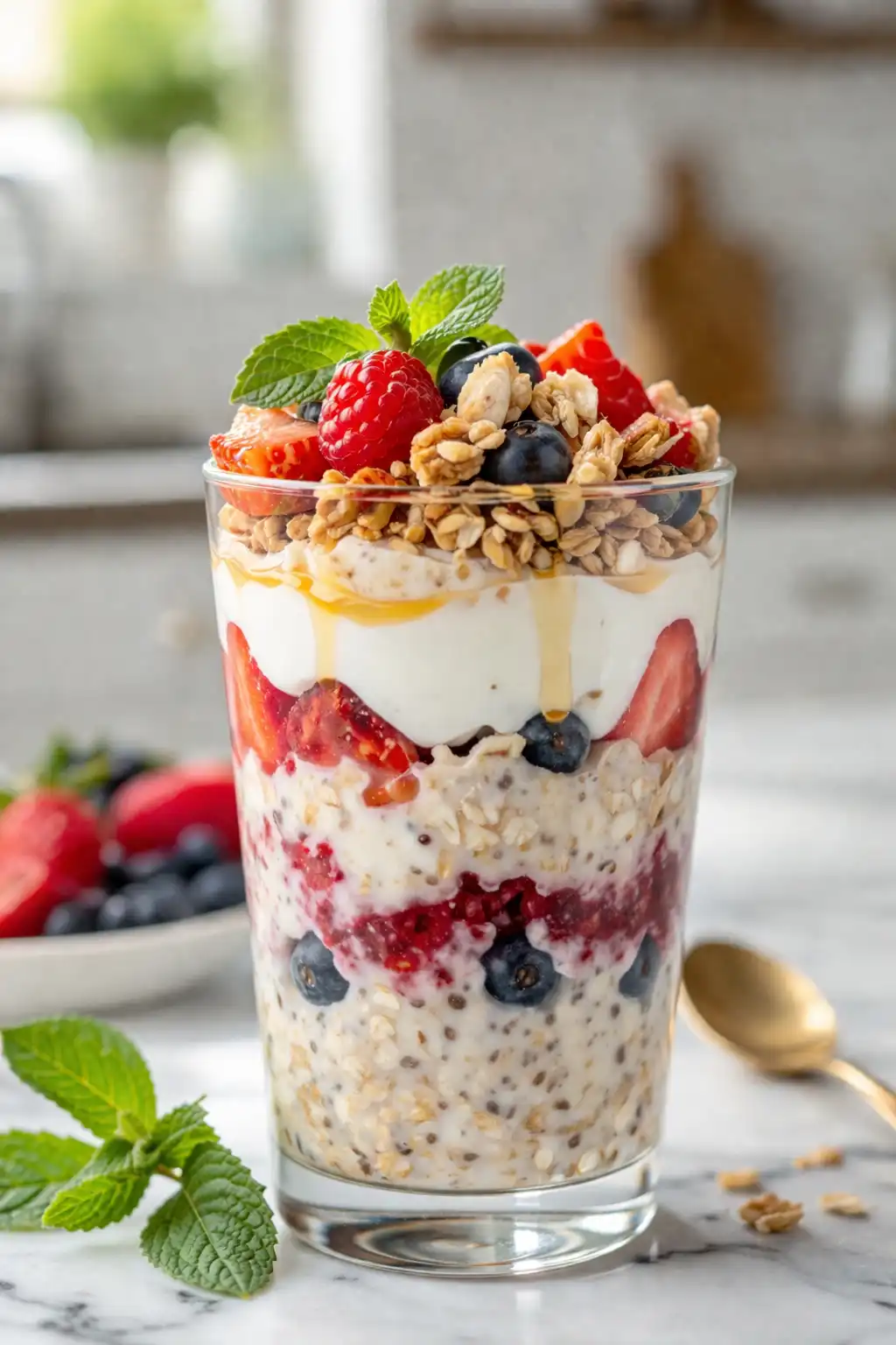 how to make overnight oats and yogurt