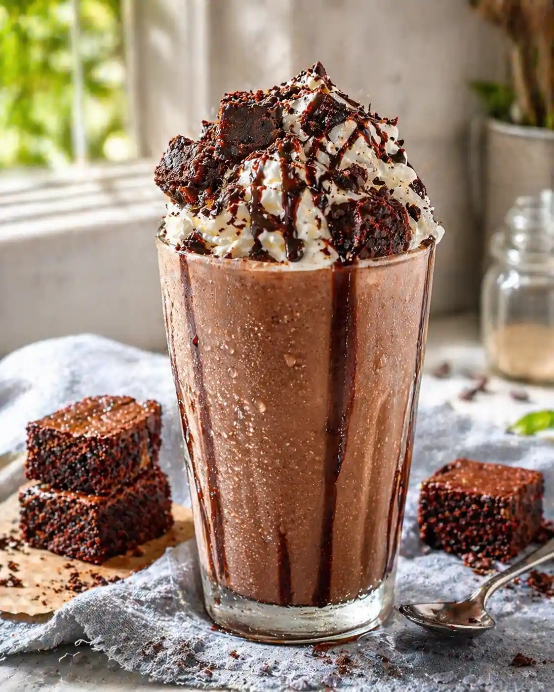 peanut butter brownie milkshake recipe
