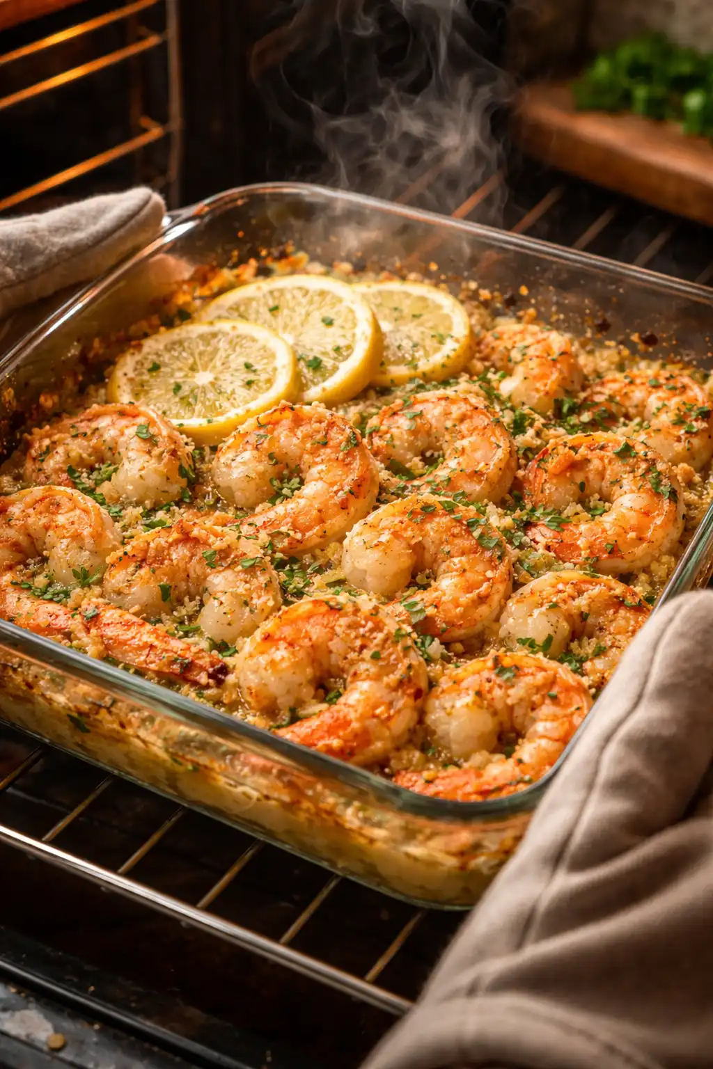 shrimp scampi baked in oven