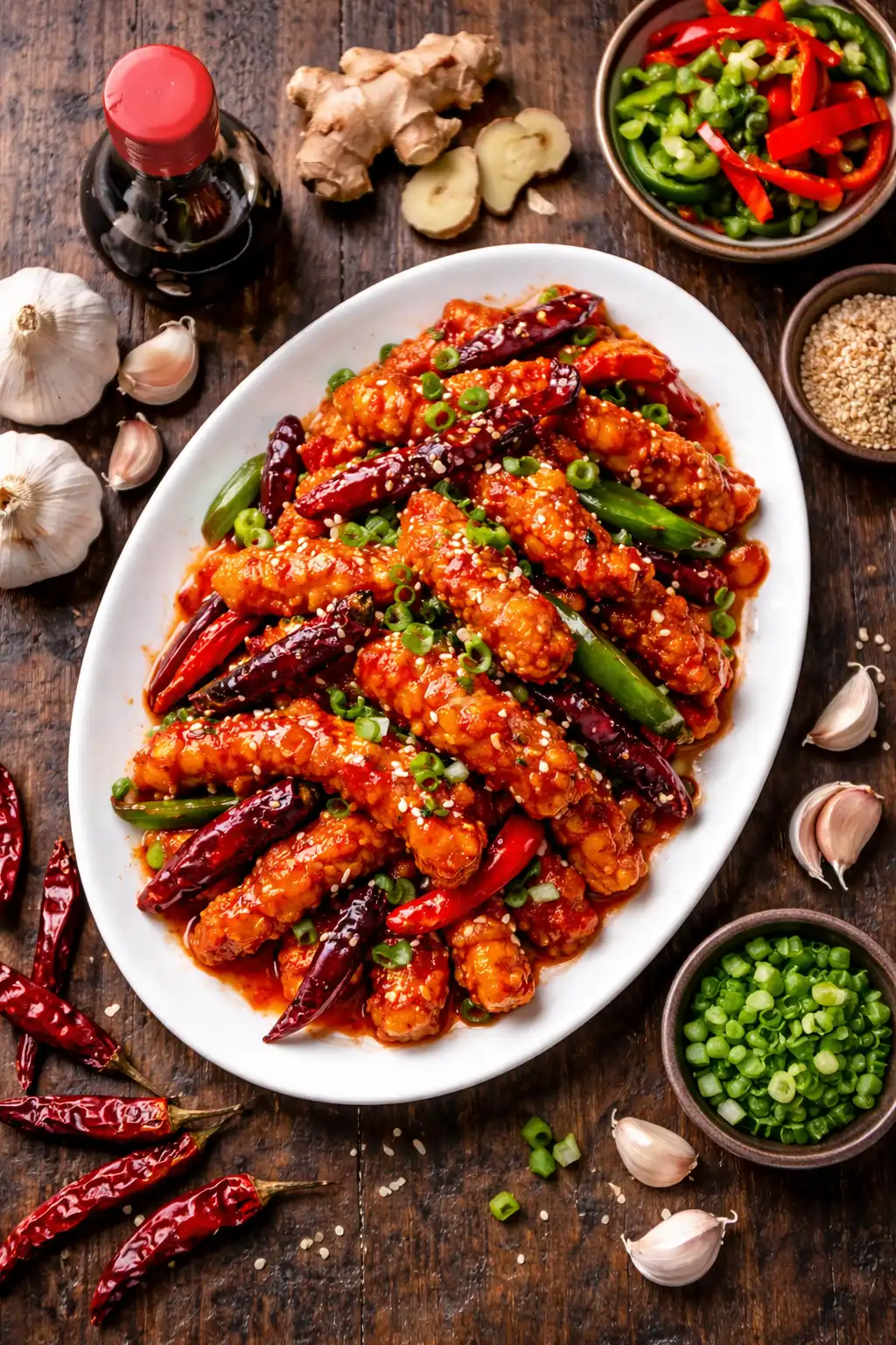 spicy chicken dragon roll