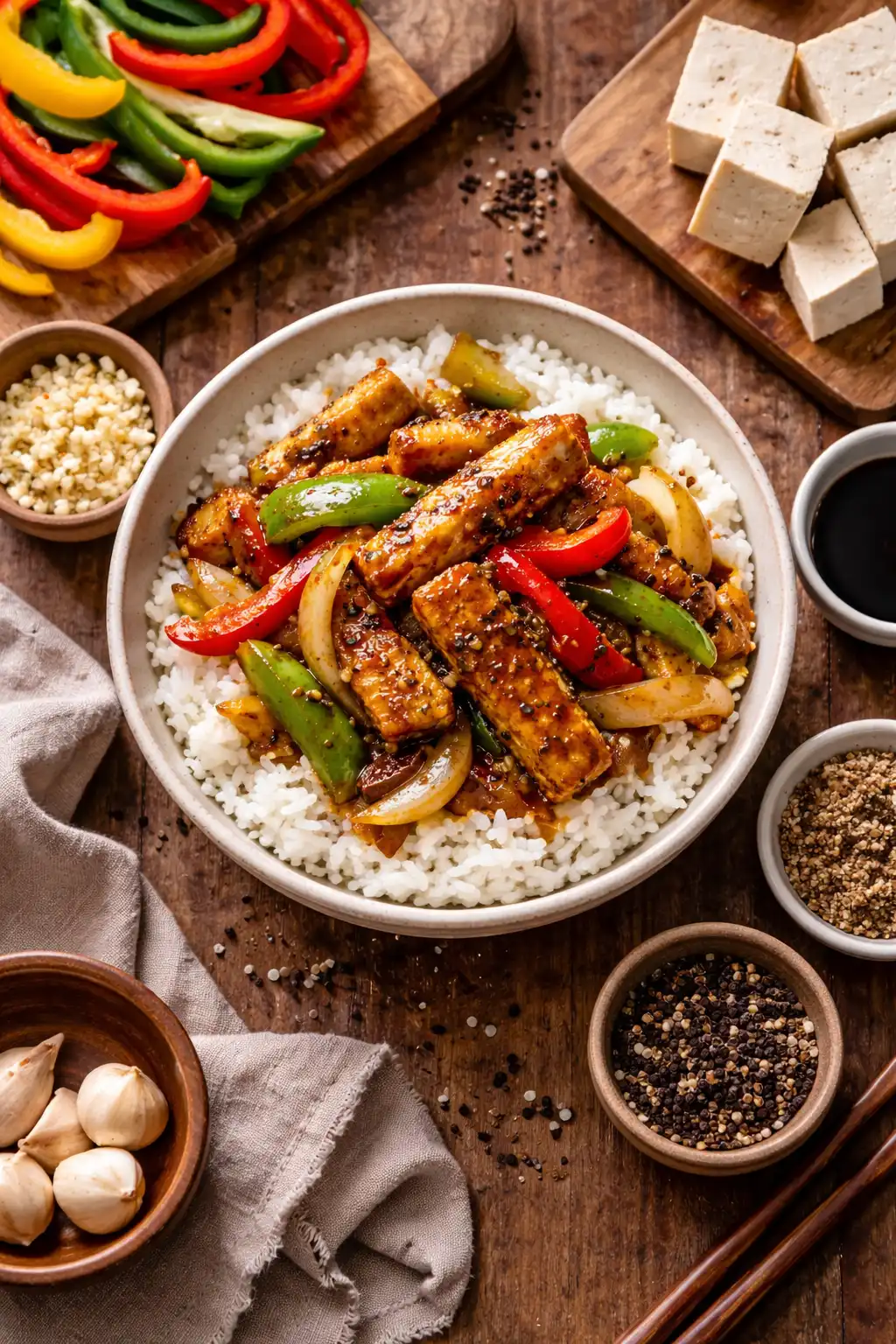 vegan pepper steak recipe