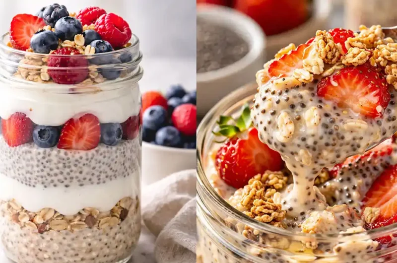 Wake Up Happy: Creamy Overnight Oats & Chia Seeds You Can Make in 5 Minutes