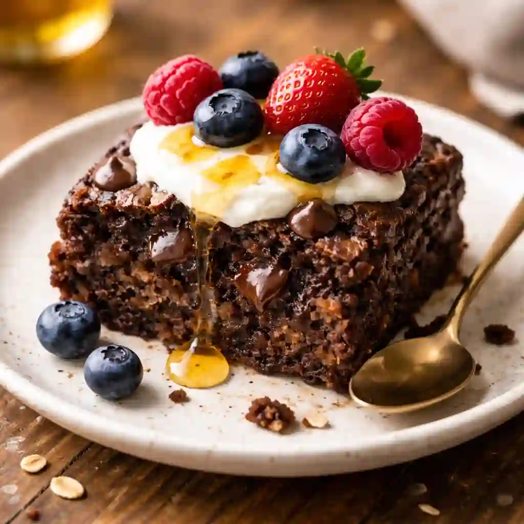 walnut brownie baked oatmeal recipe