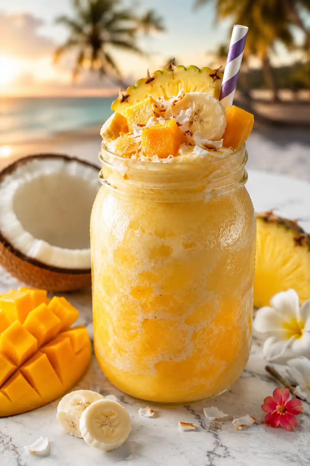 Beach Bum Tropical Smoothie recipe