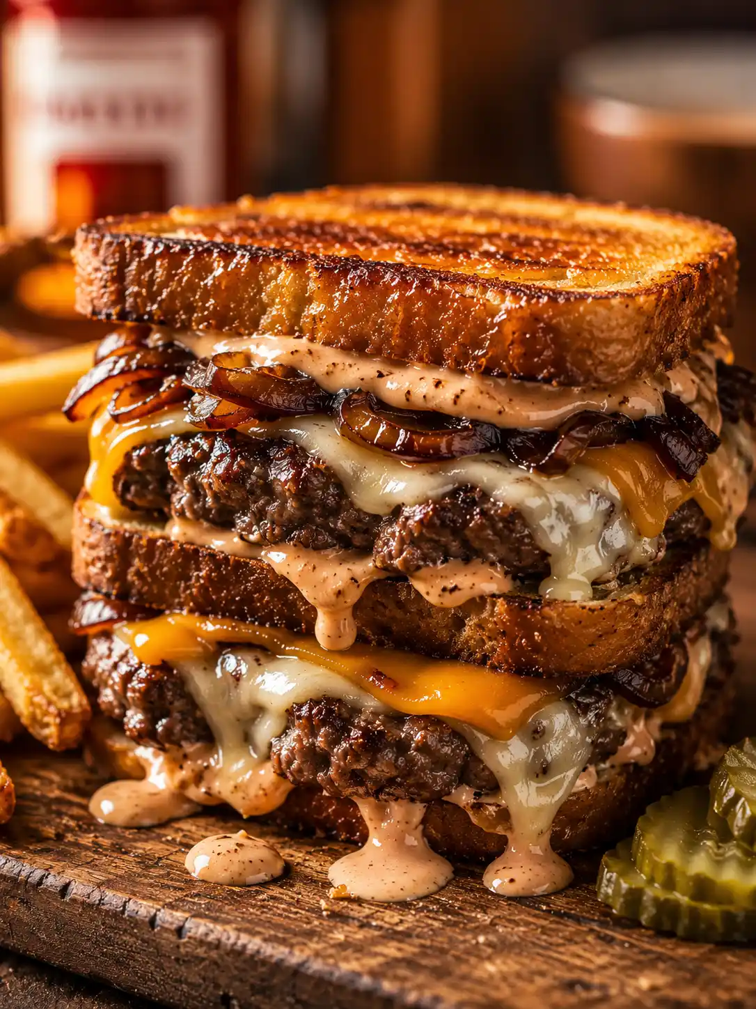 Patty Melts with Secret Sauce