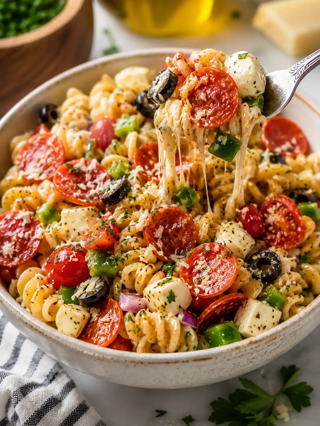 Pizza Pasta Salad recipe
