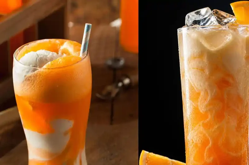 The Creamiest Orange Creamsicle Dirty Soda You Can Make in 2 Minutes