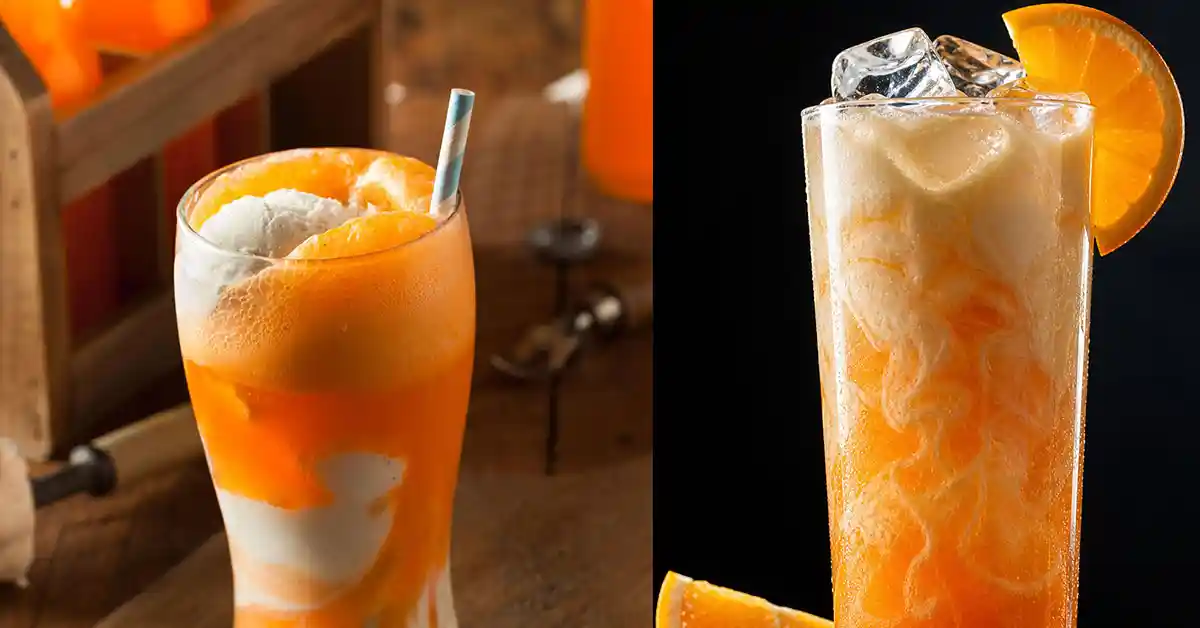 Viral Orange Creamsicle Dirty Soda recipe