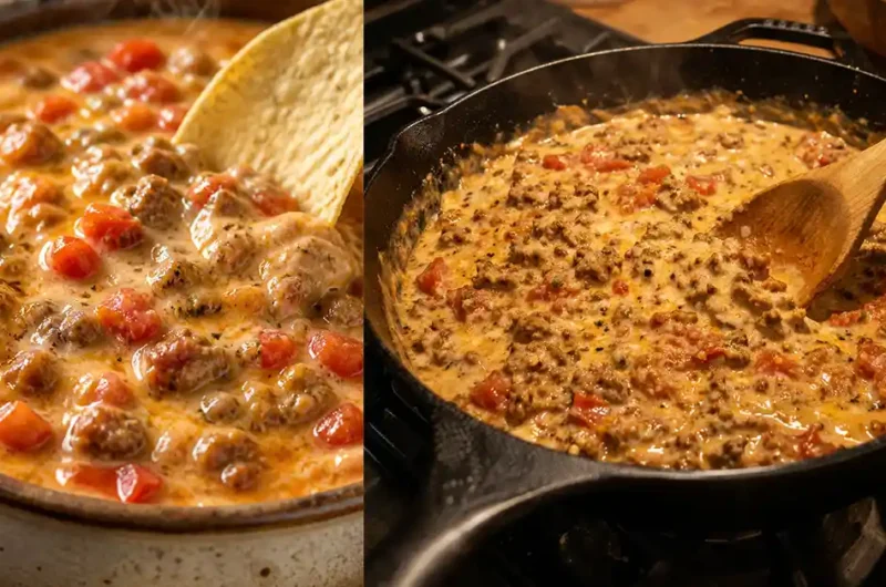Creamy Rotel Dip with Sausage That Everyone Will Beg You For