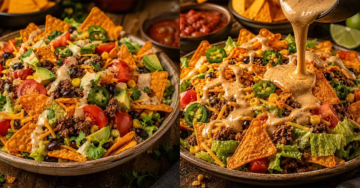 Viral Simple Doritos Taco Salad recipe