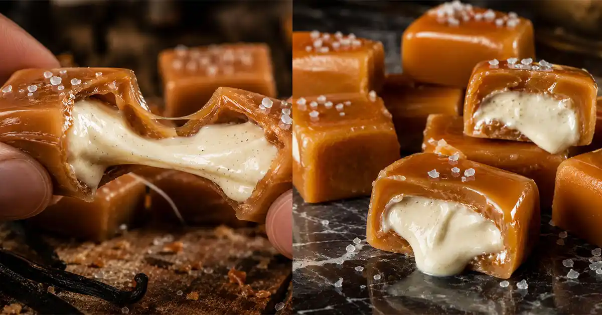 Viral Vanilla Cream Filled Caramel recipe
