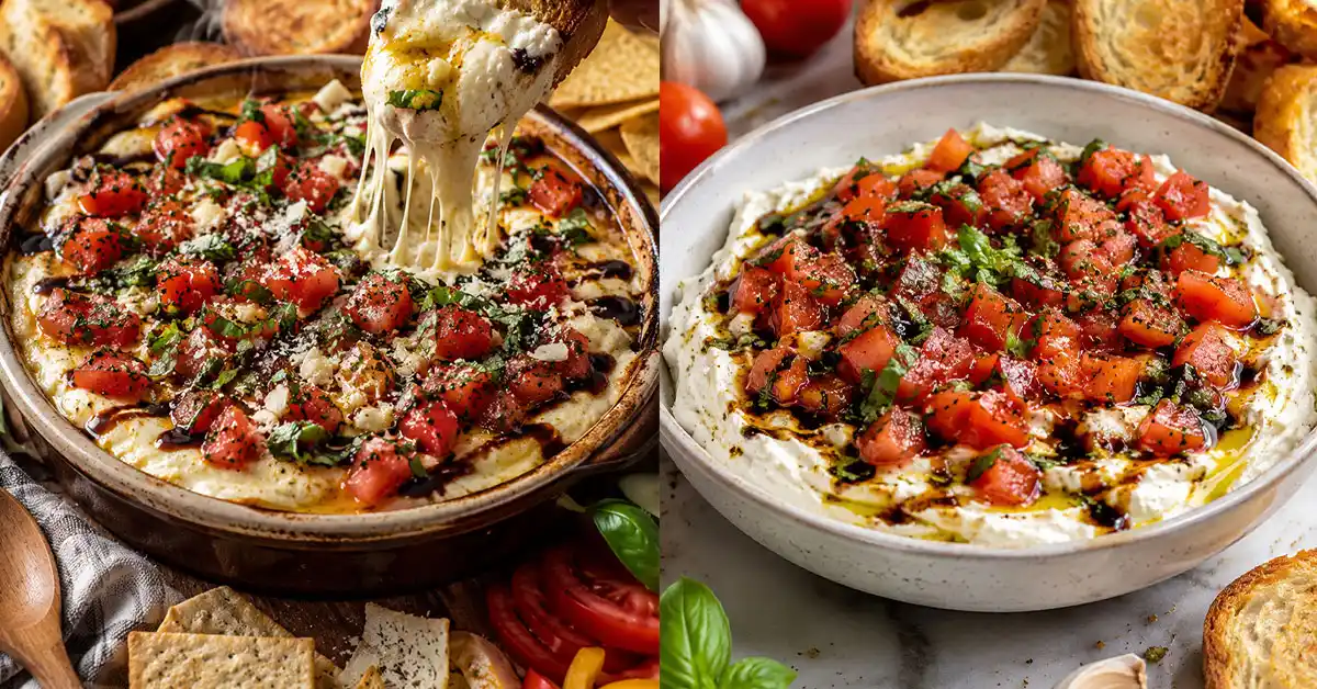 Viral bruschetta Dip Recipe