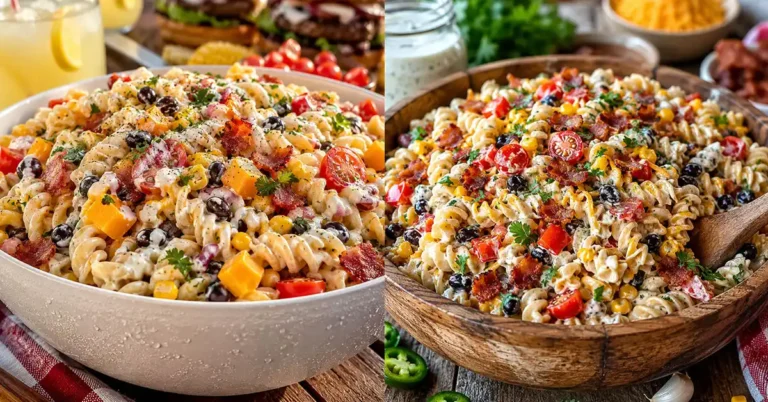 Viral cowboy pasta salad recipe