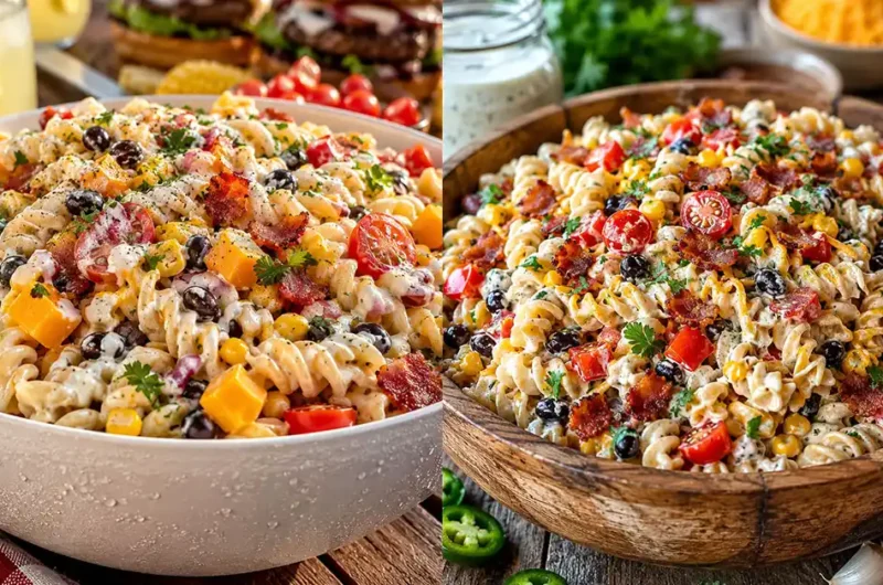 Easy Cowboy Pasta Salad Recipe Ready in 25 Minutes