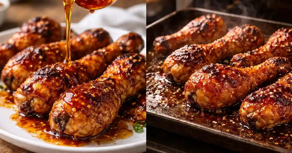 Viral hot honey chicken drumsticks recipe