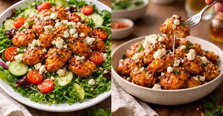 Viral hot honey chicken feta recipe