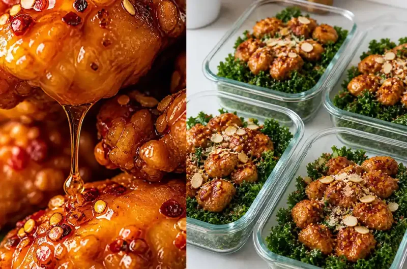 This Hot Honey Chicken Kale Salad Will Change Your Salad Game Forever