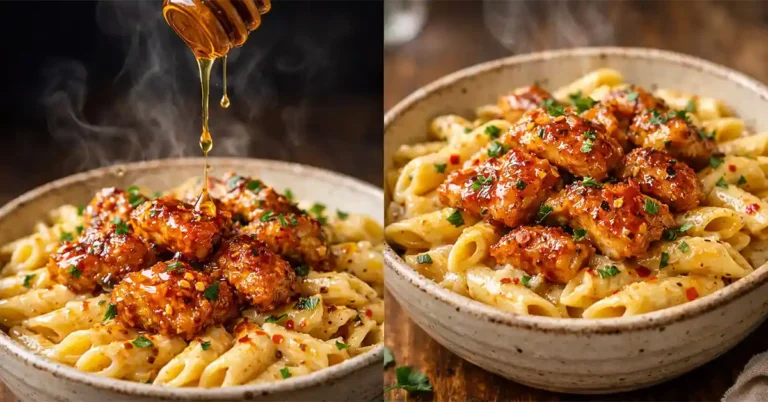 Viral hot honey chicken pasta recipes