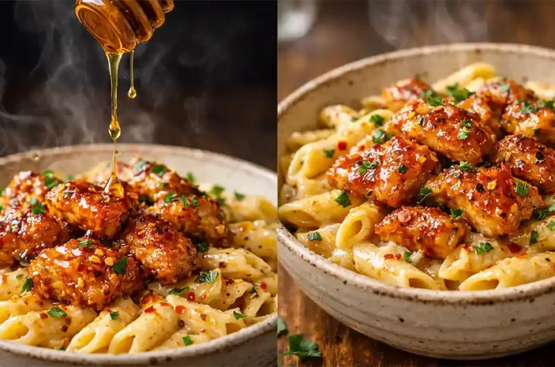 Sweet Meets Spicy: The Creamy Hot Honey Chicken Pasta You’ll Crave All Week