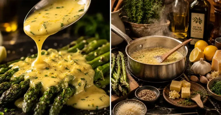 Viral sauce for asparagus