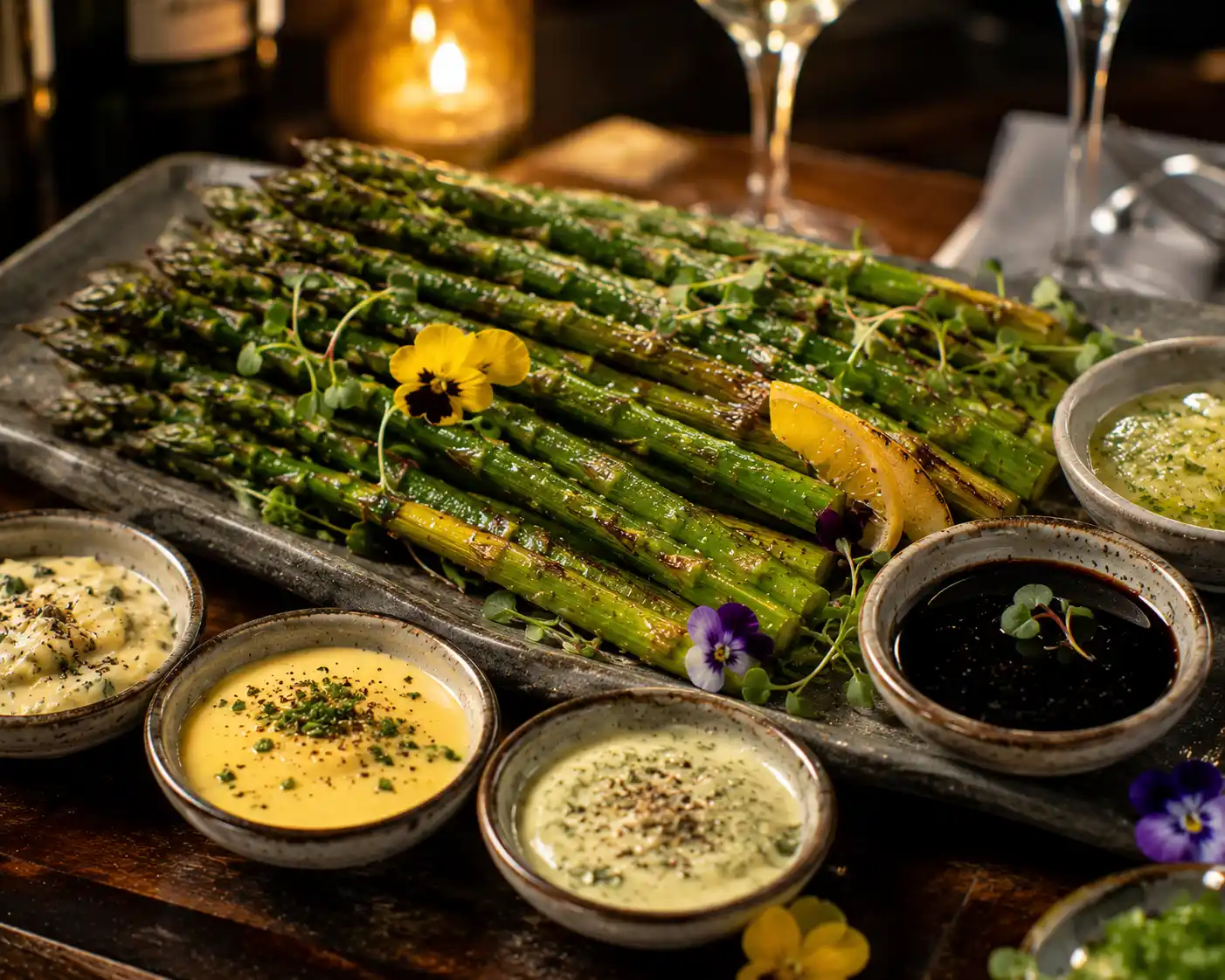 Viral sauce for asparagus recipe