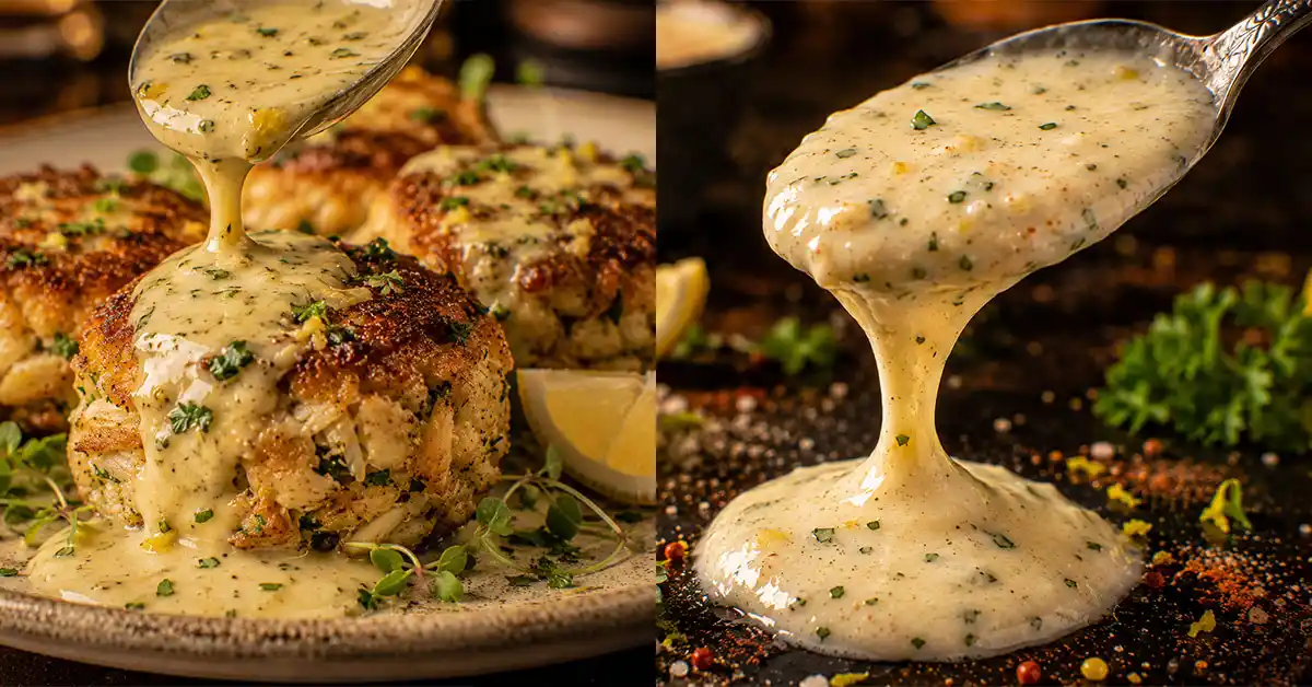 Viral sauce for crab cakes Recipe