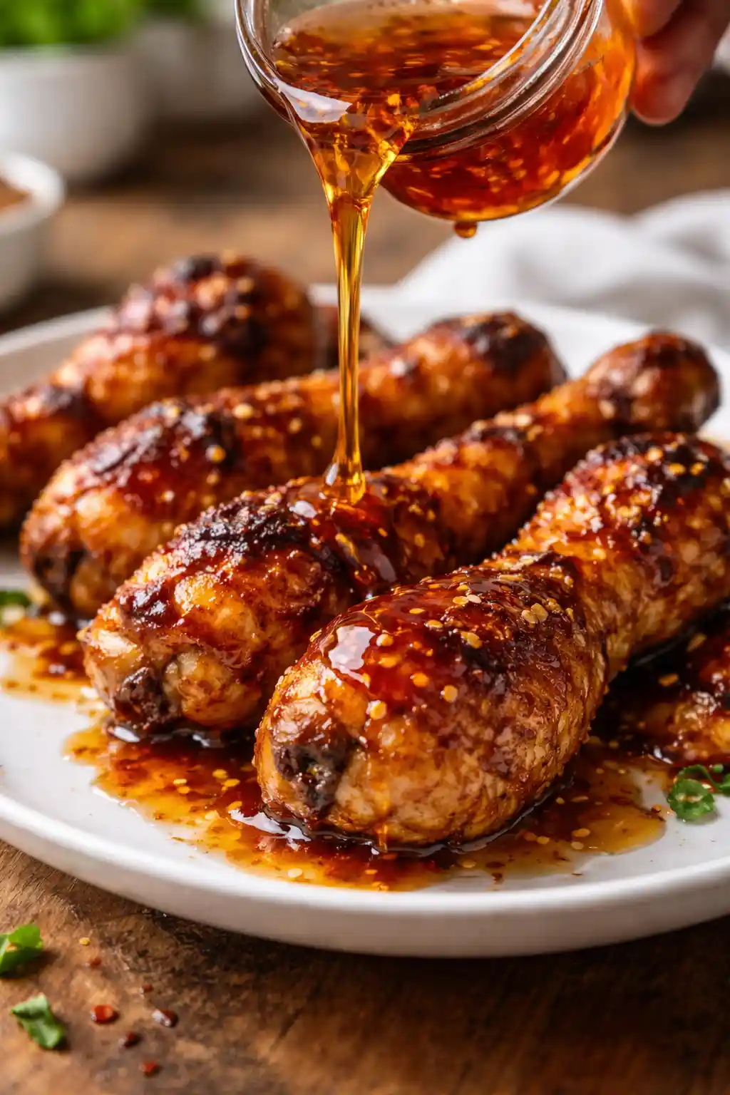 baked hot honey chicken drumsticks