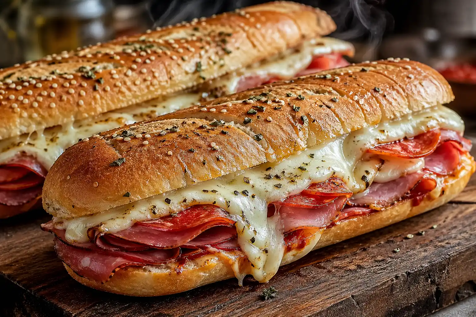 baked italian subs