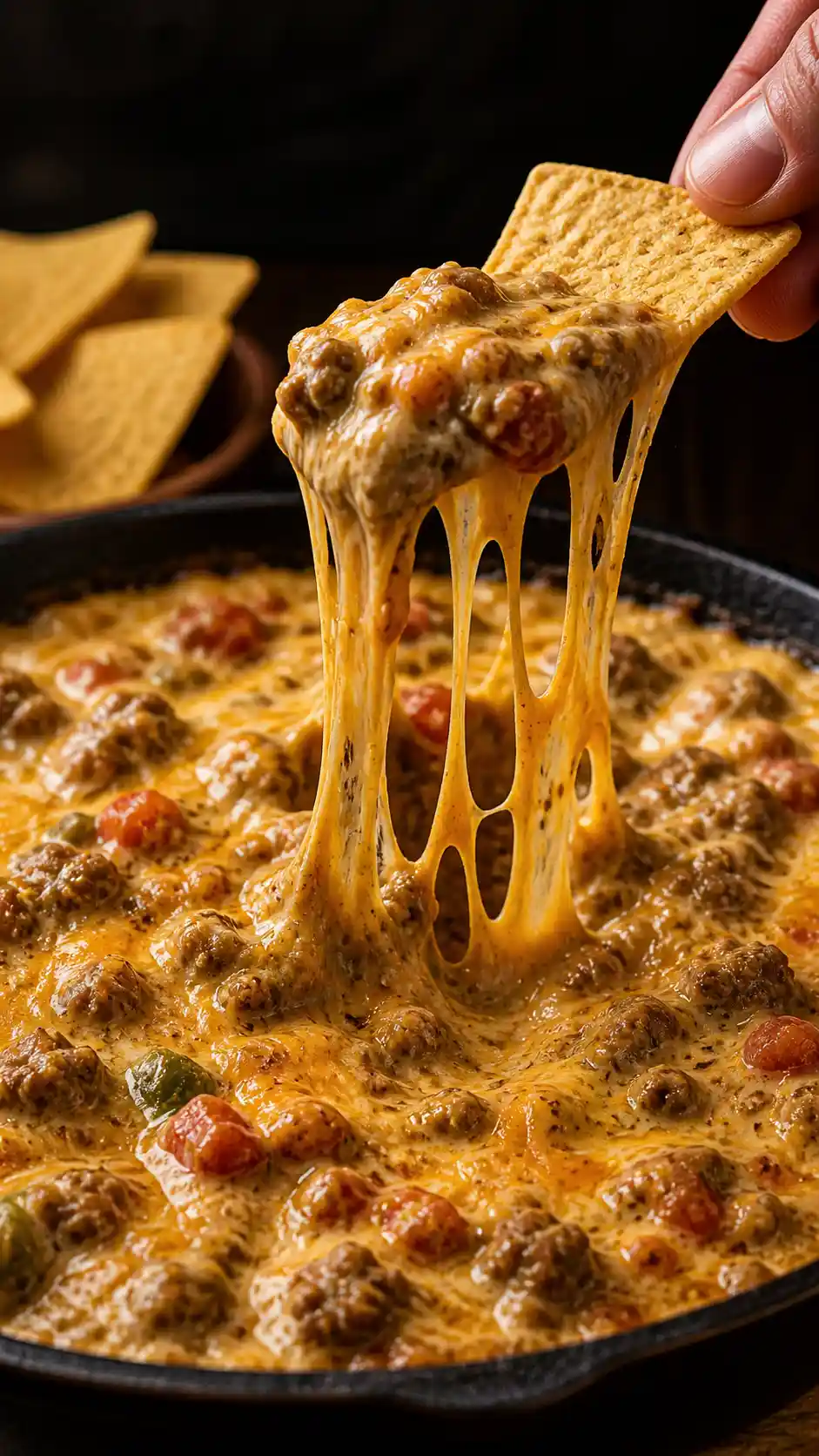 easy rotel Dip With Ground Beef Recipe