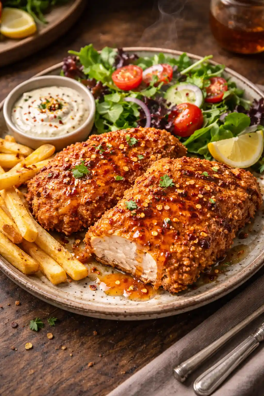 hot honey chicken breast recipe