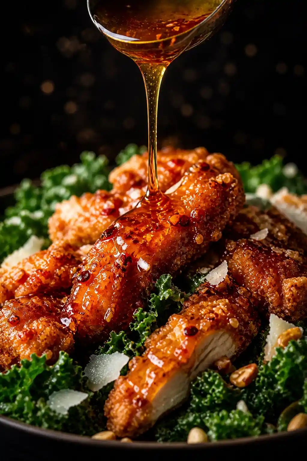 hot honey chicken salad recipe