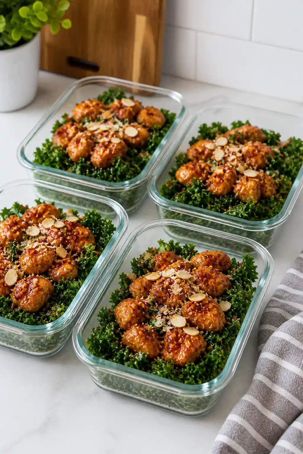 hot honey mustard chicken salad
