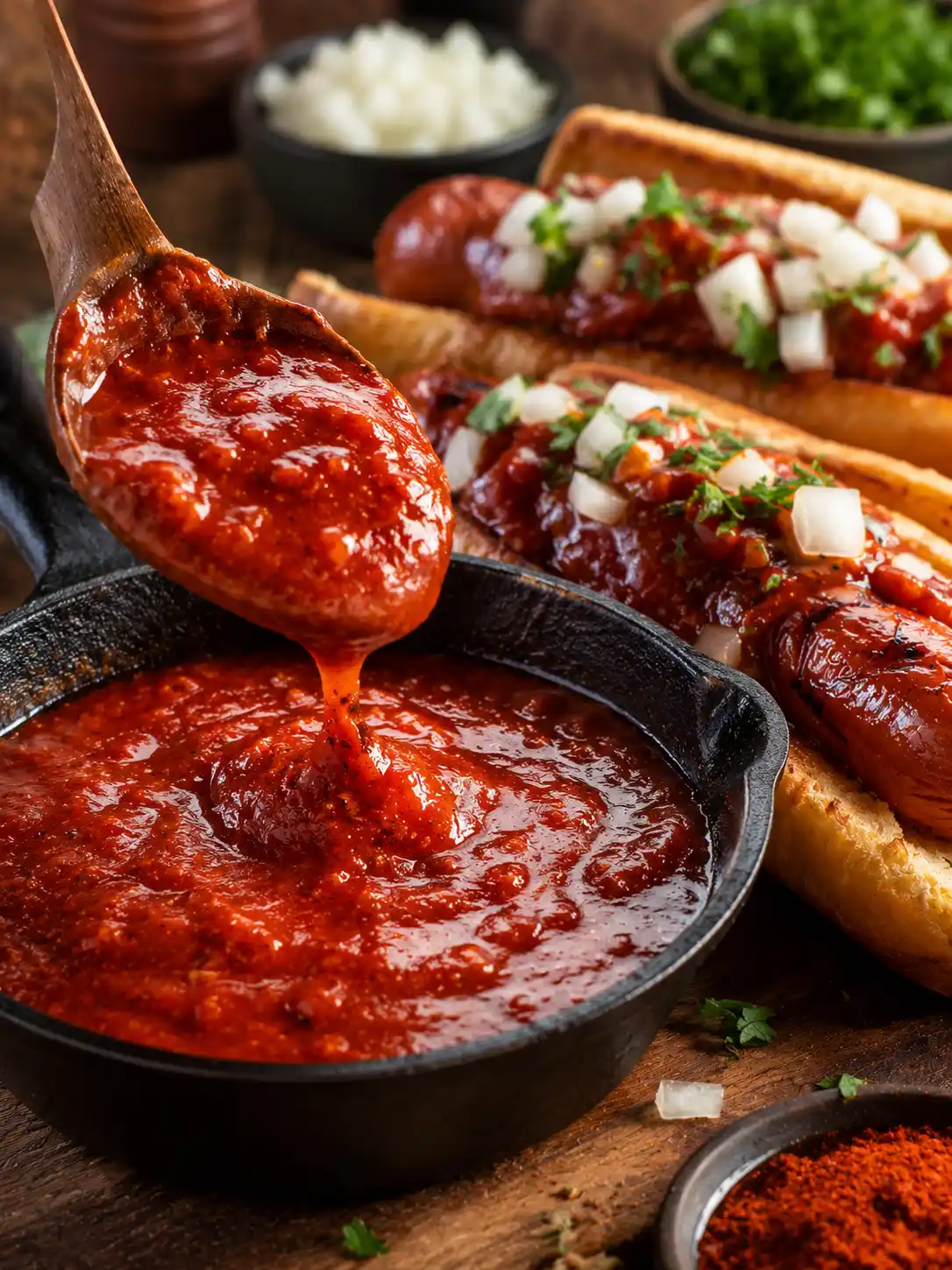 sauce for hot dogs recipe
