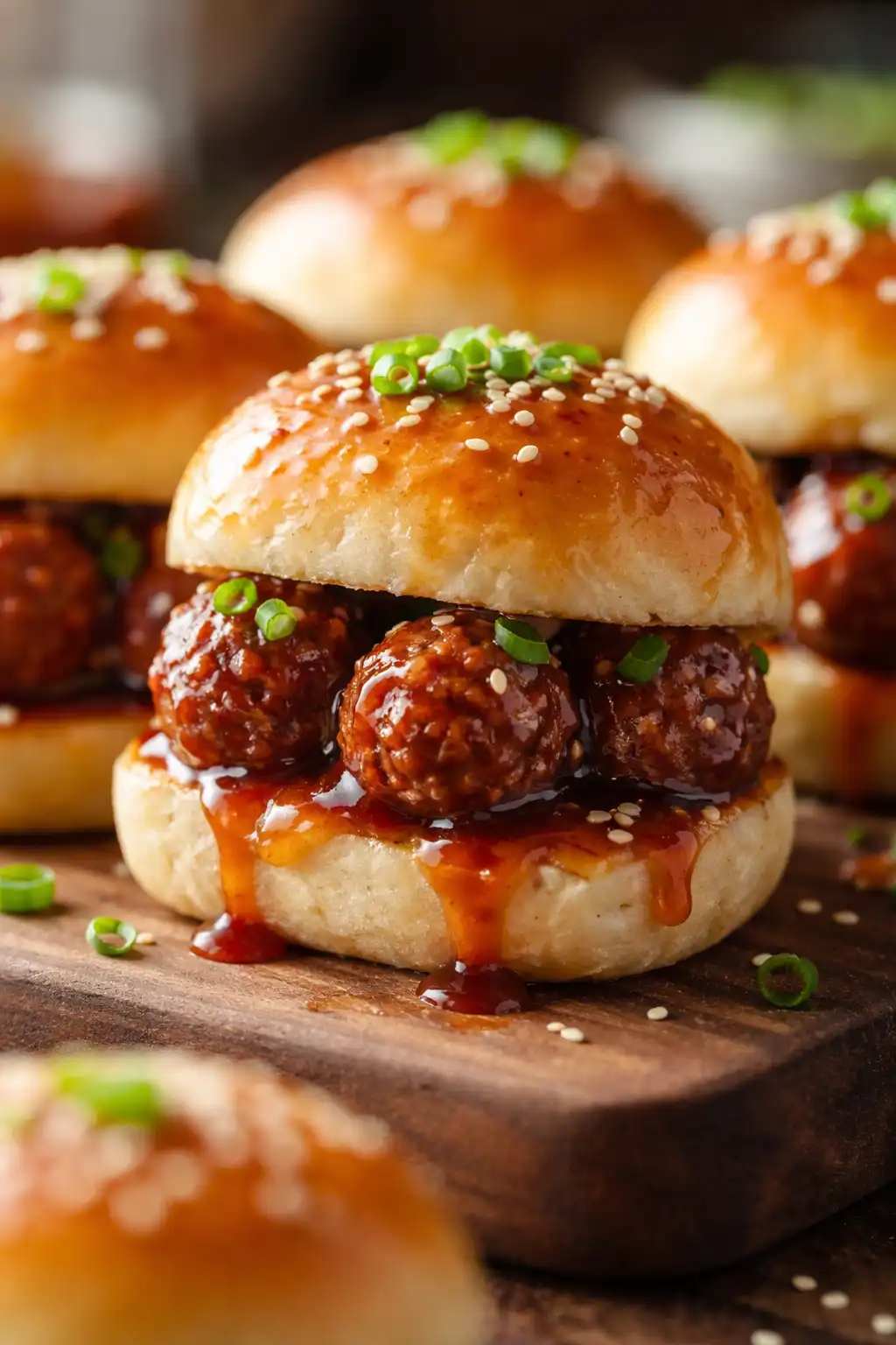 sweet and sour meatball sliders