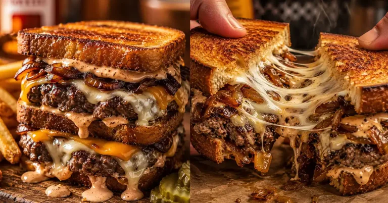 This Crispy Patty Melt with Creamy Sauce Will Change Your Dinner Game