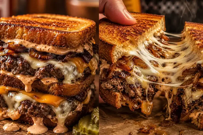 This Crispy Patty Melt with Creamy Sauce Will Change Your Dinner Game