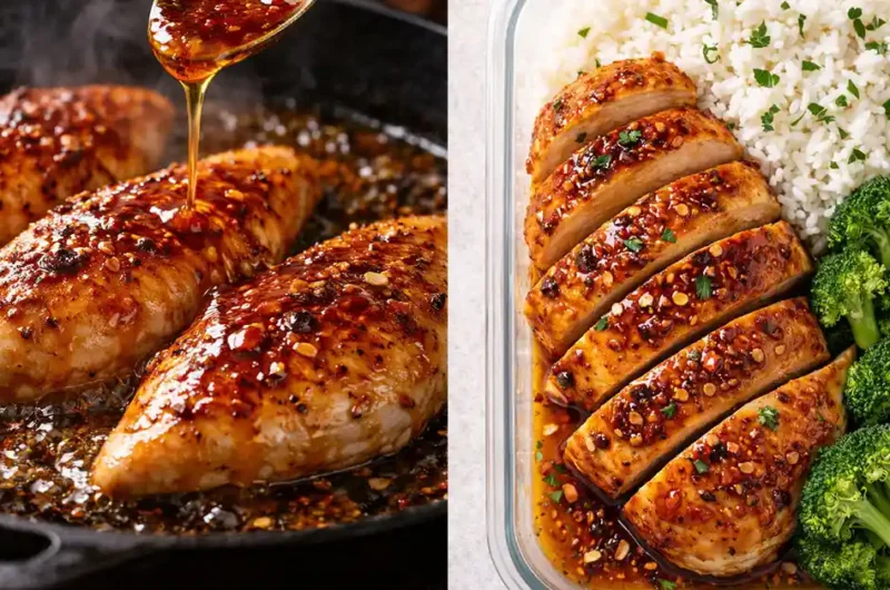 One Pan Hot Honey Chicken Breast – Juicy, Sticky, and So Hard to Resist